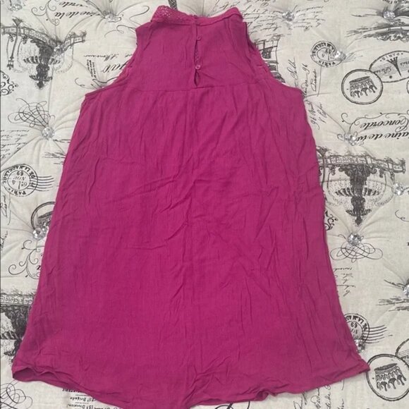 CHANCE Elegant Magenta Mini Dress - Picture 10 of 11